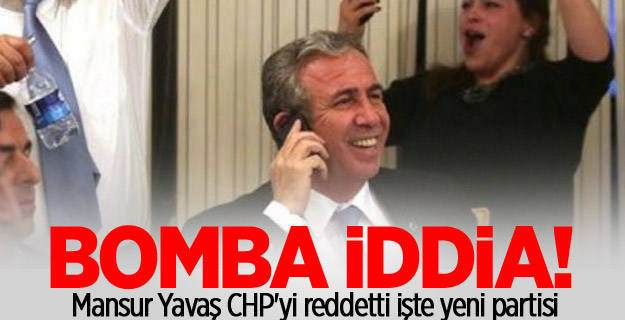 Bomba iddia! Mansur Yavaş CHP'yi reddetti işte yeni partisi