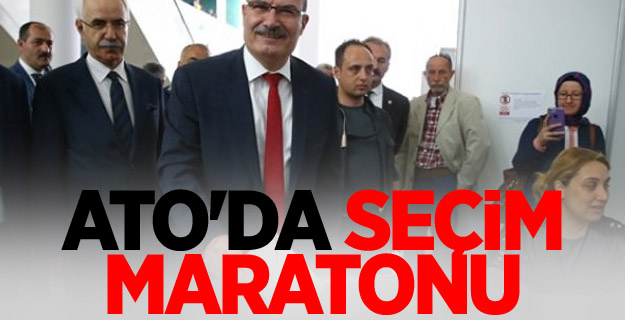 ATO'da seçim maratonu