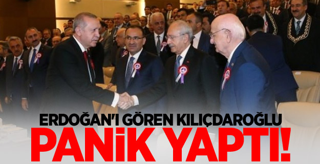 Erdoğan'ı gören Kılıçdaroğlu panik yaptı!