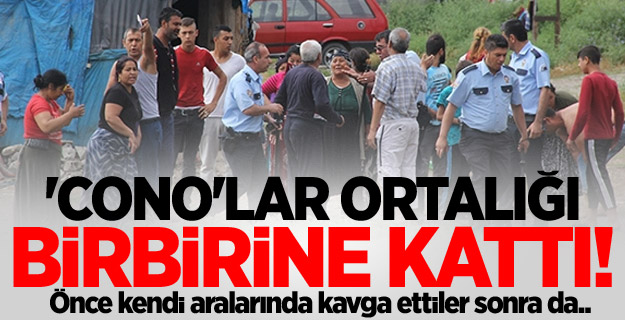 'Cono'lar ortalığı birbirine kattı!