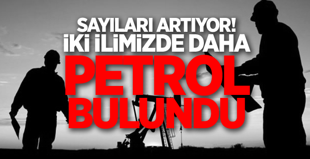 Sayıları artıyor! İki ilimizde daha petrol bulundu