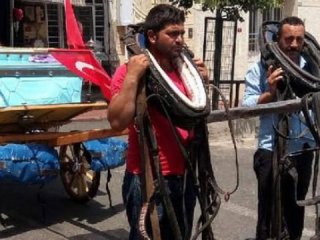 Büyükada'da çok ilginç görüntüler