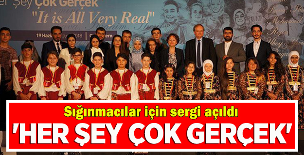 Sığınmacılar için 'Her Şey Çok Gerçek' sergisi düzenlendi