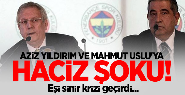 Aziz Yıldırım ve Mahmut Uslu'ya haciz şoku!