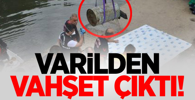 Irmaktaki varilden bacakları kesilmiş ceset çıktı