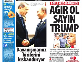 27 Temmuz 2018 tarihli gazete manşetleri