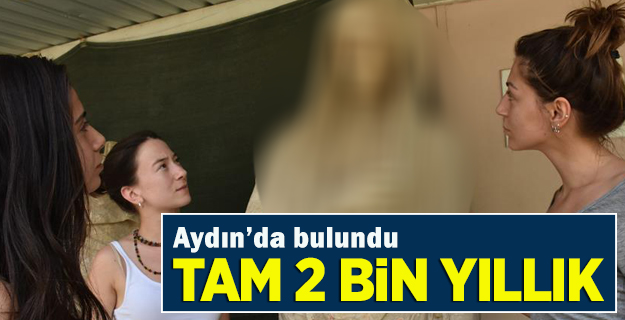Aydın'da 2 bin yıllık 6 heykel bulundu