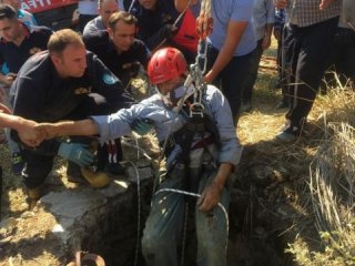 Kuyuya düşen adamın acı sonu!