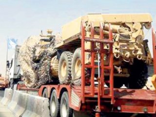 Hendekleri rahat kazsınlar diye tam 500 TIR malzeme