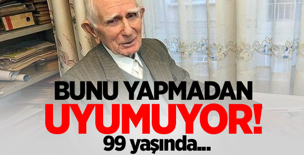 99 yaşında her gece matematik problemi çözmeden uyumuyor