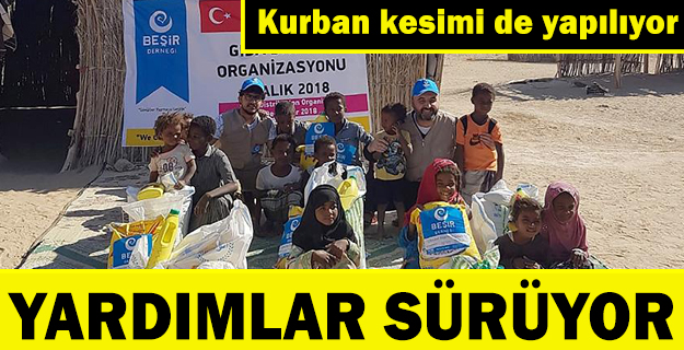Beşir Derneği'nin Yemen'e yardımları sürüyor