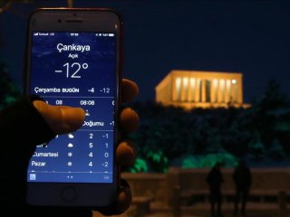 Başkentte soğuk gece