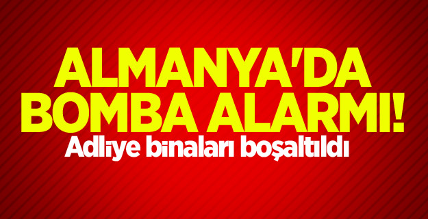 Almanya'da bomba alarmı!