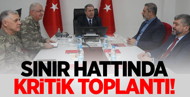 Sınır hattında 'önemli' toplantı