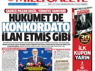31 Ocak 2019 tarihli Milli Gazete