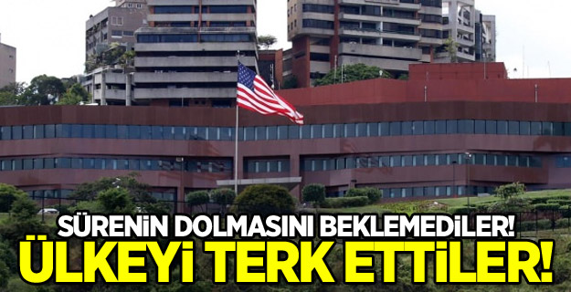Sürenin dolmasını beklemediler! Ülkeyi terk ettiler!