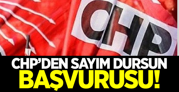 CHP'den İstanbul'da 13 ilçe için oy sayım durdurma başvurusu