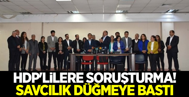 HDP'lilere soruşturma! Savcılık düğmeye bastı