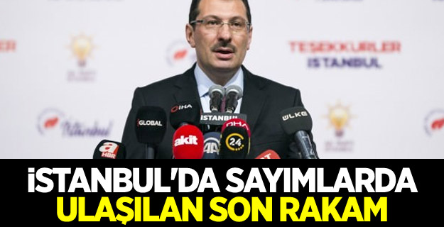 AK Parti, İstanbul'da sayımlarda ulaşılan son rakamı açıkladı
