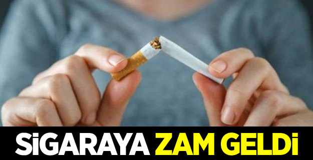 Sigaraya zam geldi