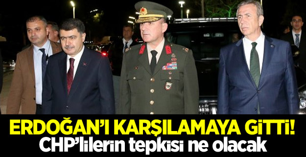 Rusya dönüşü Erdoğan'ı Mansur Yavaş karşıladı