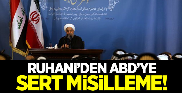 Ruhani ABD'yi tehdit etti