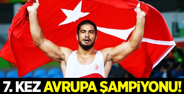 Taha Akgül 7. kez Avrupa şampiyonu!