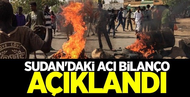 Sudan'daki acı bilanço açıklandı