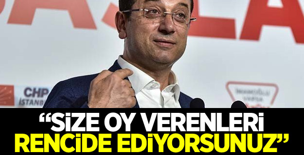 İmamoğlu'ndan ilginç sözler