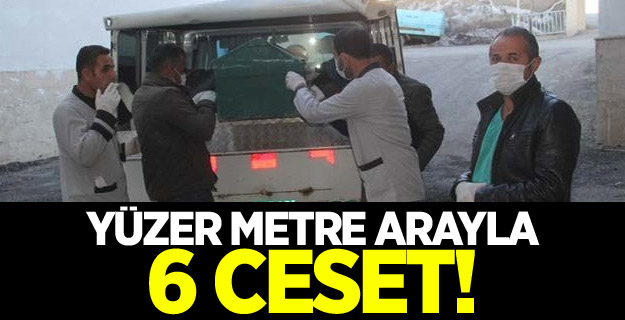 Van'da karlar eriyince ortaya çıkan 6 erkek cesedi bulundu