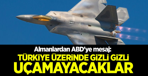 Almanlardan ABD'ye mesaj
