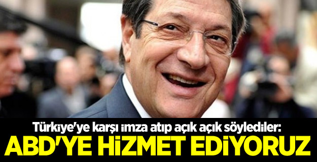 Türkiye'ye karşı imza atıp açık açık söylediler: ABD'ye hizmet ediyoruz