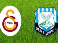 Galatasaray Dersimspor maçı skor kaç kaç sona erdi?