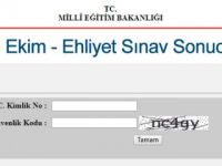 07 Ekim ehliyet sınav sonuçları açıklandı mı, MEB sonuç öğrenme ekranı