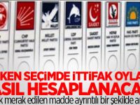 Erken seçimde ittifak oyları nasıl hesaplanacak