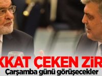 Karamollaoğlu Abdullah Gül ile bir araya geliyor