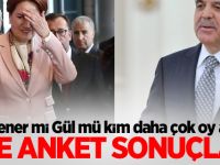Akşener mi Gül mü kim daha çok oy alır?