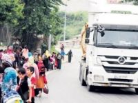 Canavar kamyon! Harekete geçildi