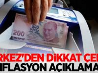 Merkez'den dikkat çekici enflasyon açıklaması