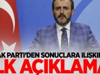 AK Parti'den sonuçlara ilişkin ilk açıklama