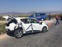 Bakanın annesi ve dayısı trafik kazası geçirdi
