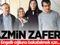 Engelli oğluna bakabilmek için 70 kilo verdi
