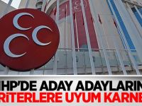 MHP'de aday adaylarına 'kriterlere uyum karnesi'