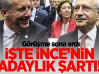 İşte İnce'nin adaylık şartı