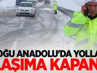Doğu Anadolu'da yollar ulaşıma kapandı