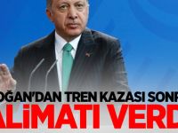 Erdoğan'dan tren kazası sonrası talimatı verdi!