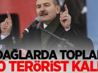 Bakan açıkladı: 6 terörist mağarada sıkıştırıldı