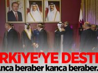 Türkiye'ye destek! Anca beraber kanca beraber