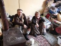 Yaşlı kardeşler barakada yaşam mücadelesi veriyor