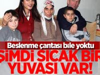 Beslenme çantasız okula gelen öğrenci sıcak yuvaya kavuştu